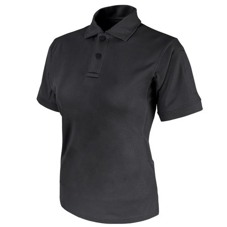 CONDOR OUTDOOR PRODUCTS WOMEN'S PERFORMANCE POLOX SHORT SLEEVE, BLACK, S 101194-002-S